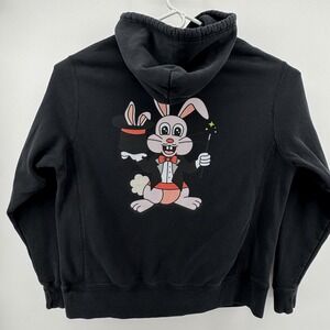 Carrots‎ by Anwar Carrots Hoodie Mens XXL Black Rabbits Magician Graphic MD703C